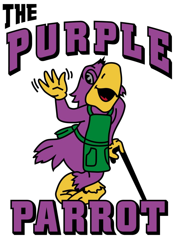 The Purple Parrot Logo